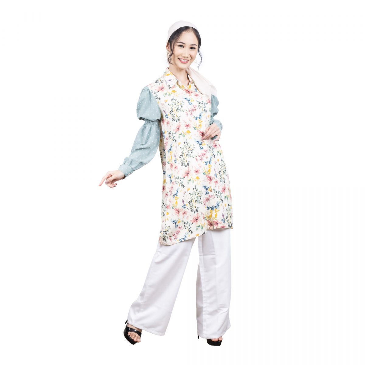 Kayana Tunic Sage Green - Image 6