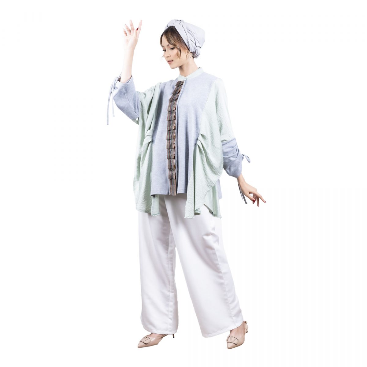 Renjani Blouse Green - Image 3