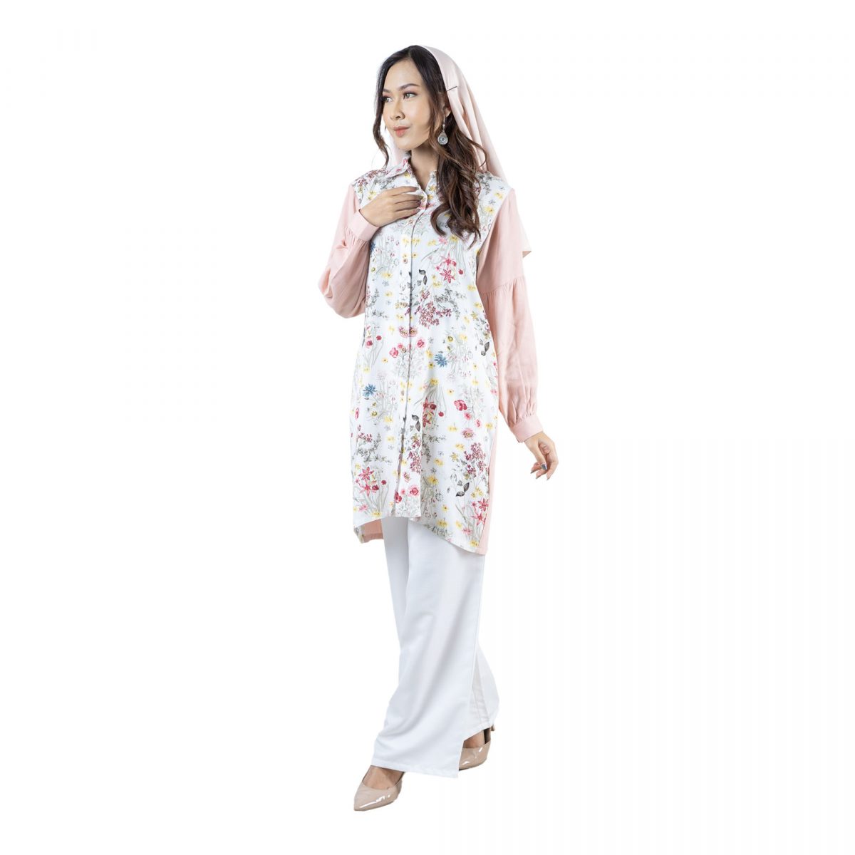 Aliyah Tunic Pink - Image 3