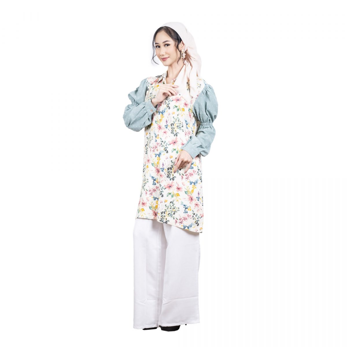 Kayana Tunic Sage Green - Image 3