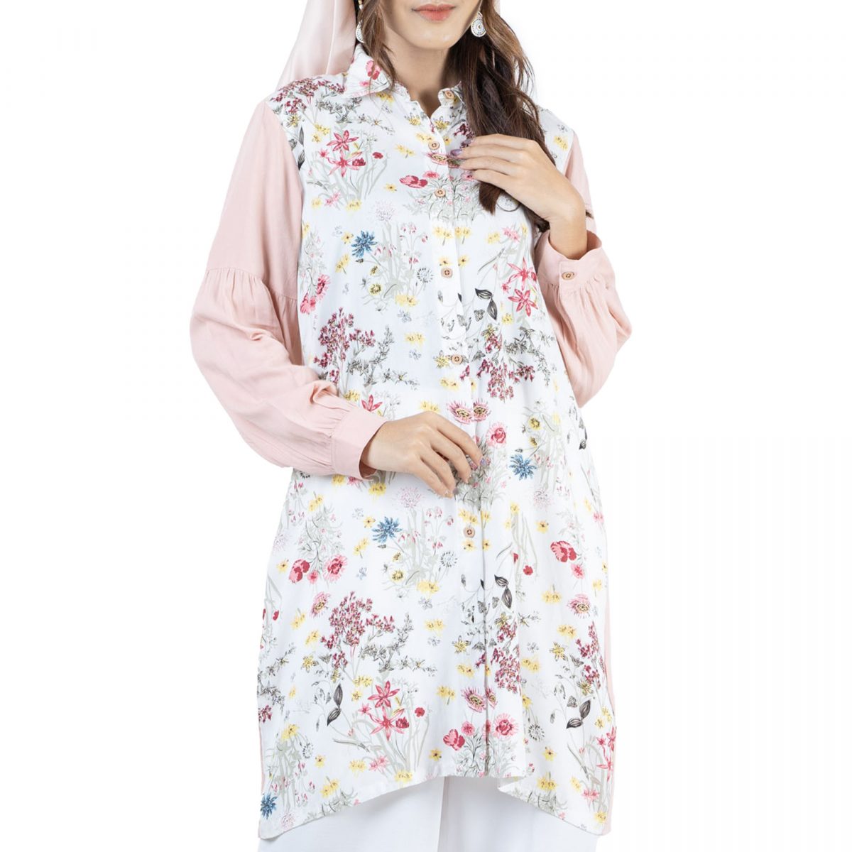 Aliyah Tunic Pink - Image 2