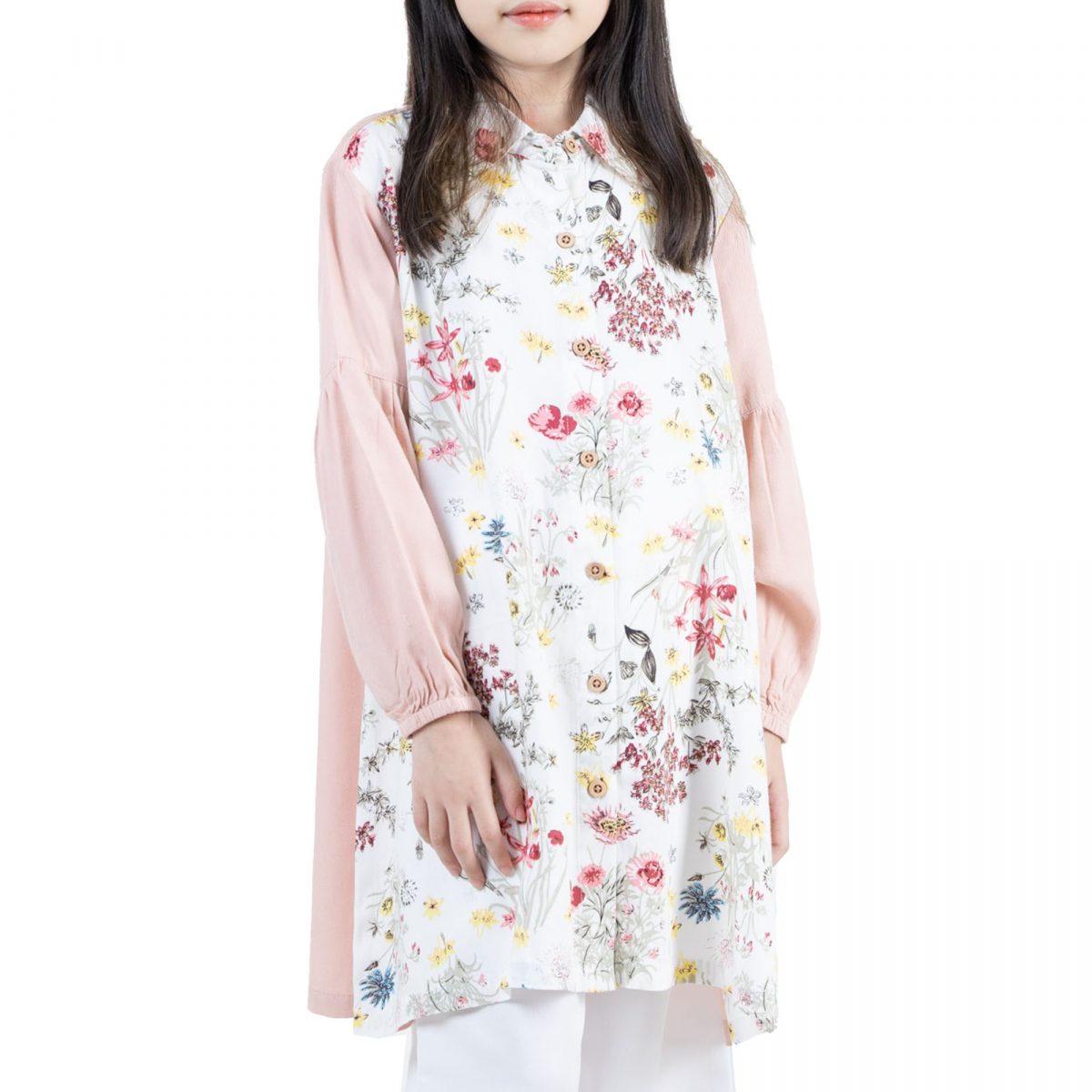 Aliyah Tunic Kids Pink - Image 2