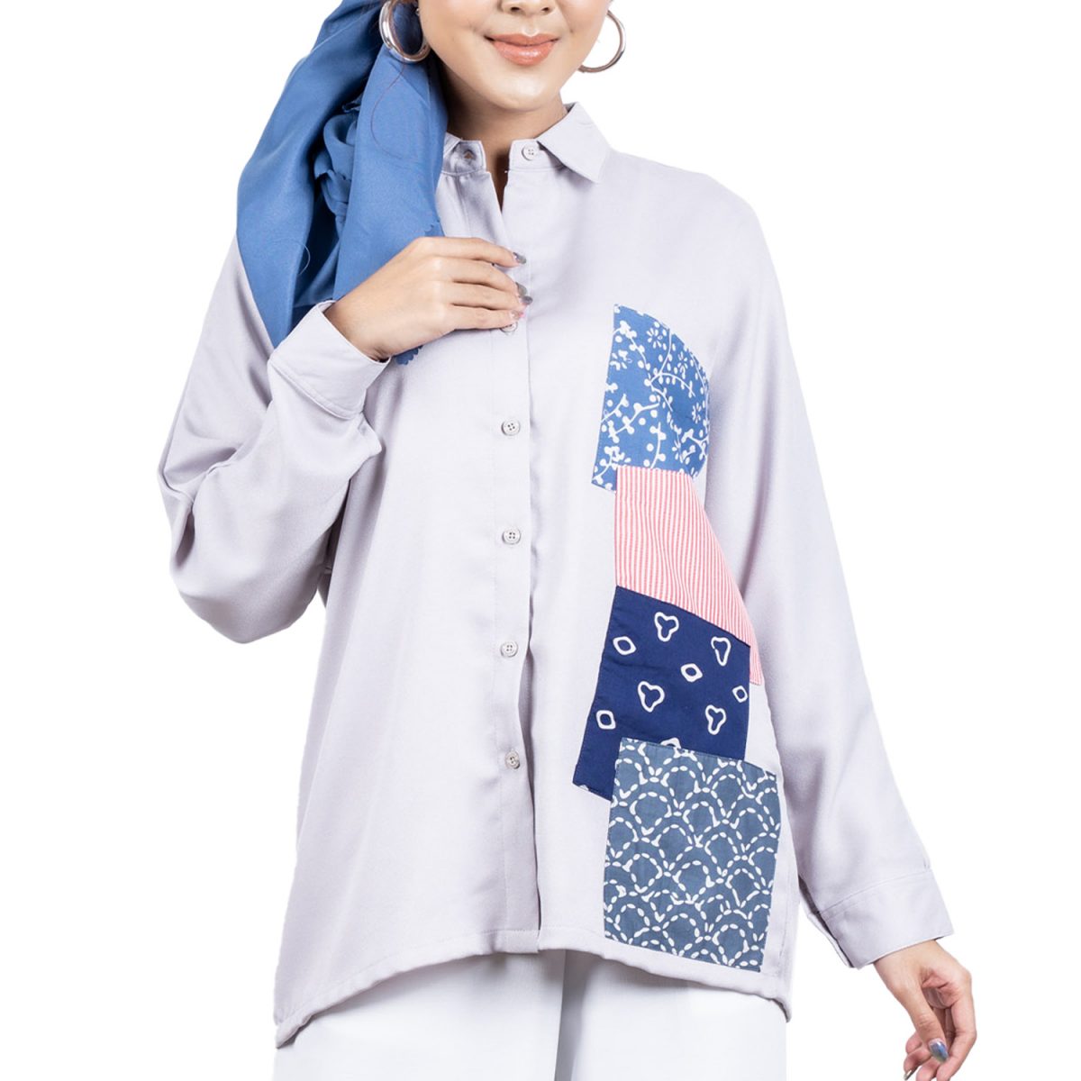 Winona Shirt Grey - Image 2