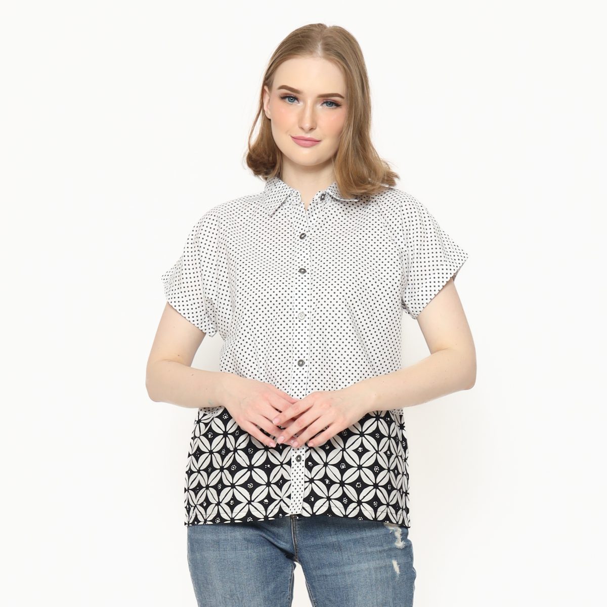 Clarrisa Shirt Polkadot Black