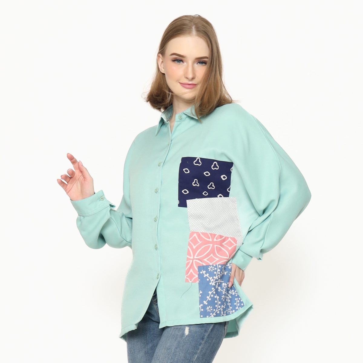Winona Shirt Green - Image 3