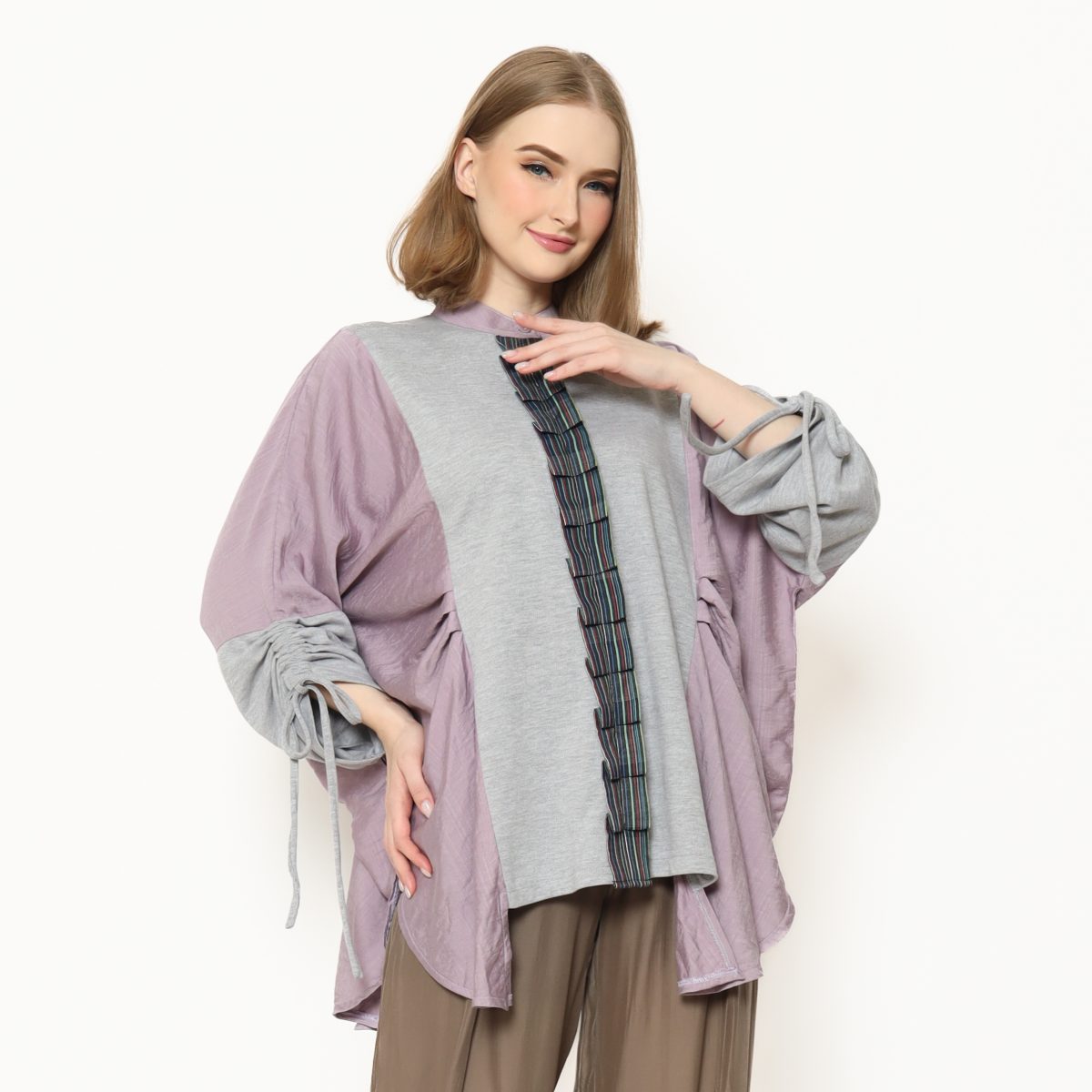 Renjani Blouse Purple - Image 4