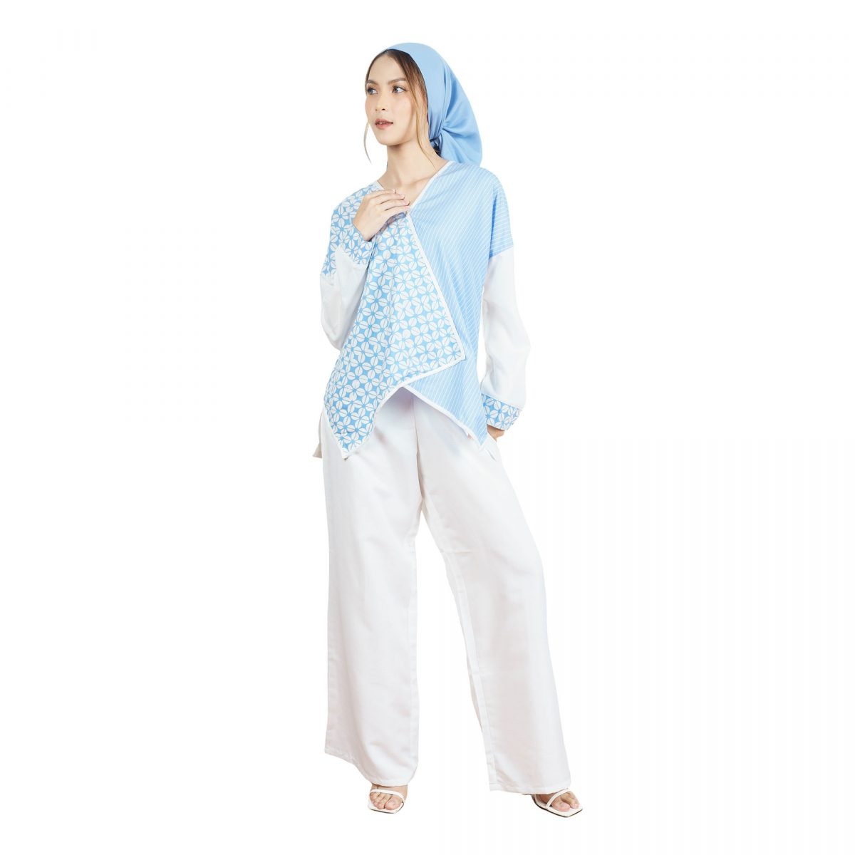Fitria Blouse Sky Blue - Image 6