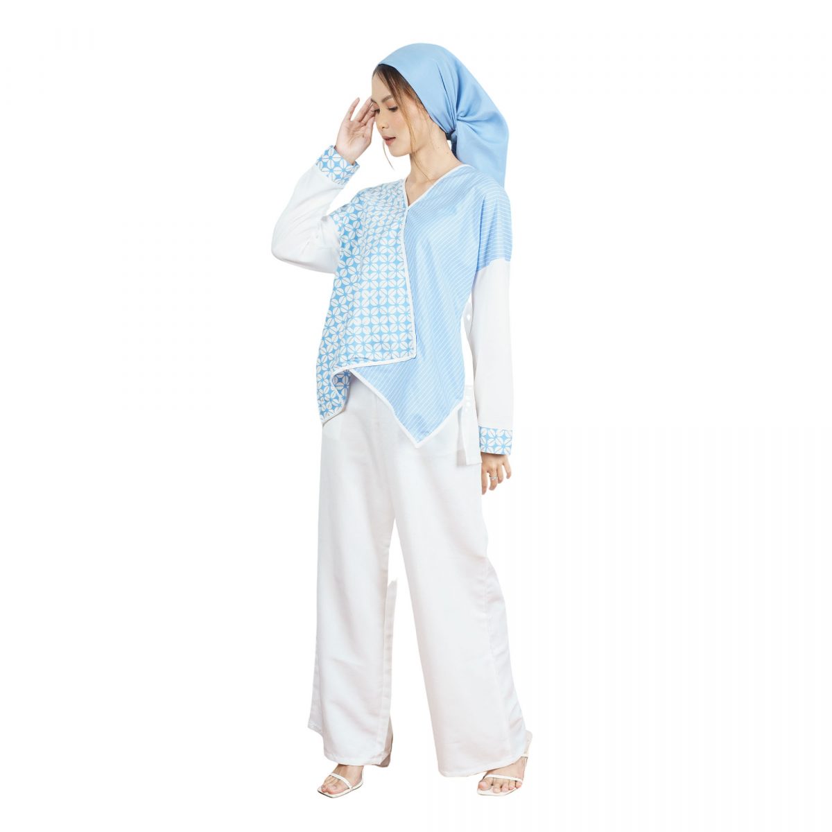 Fitria Blouse Sky Blue - Image 4
