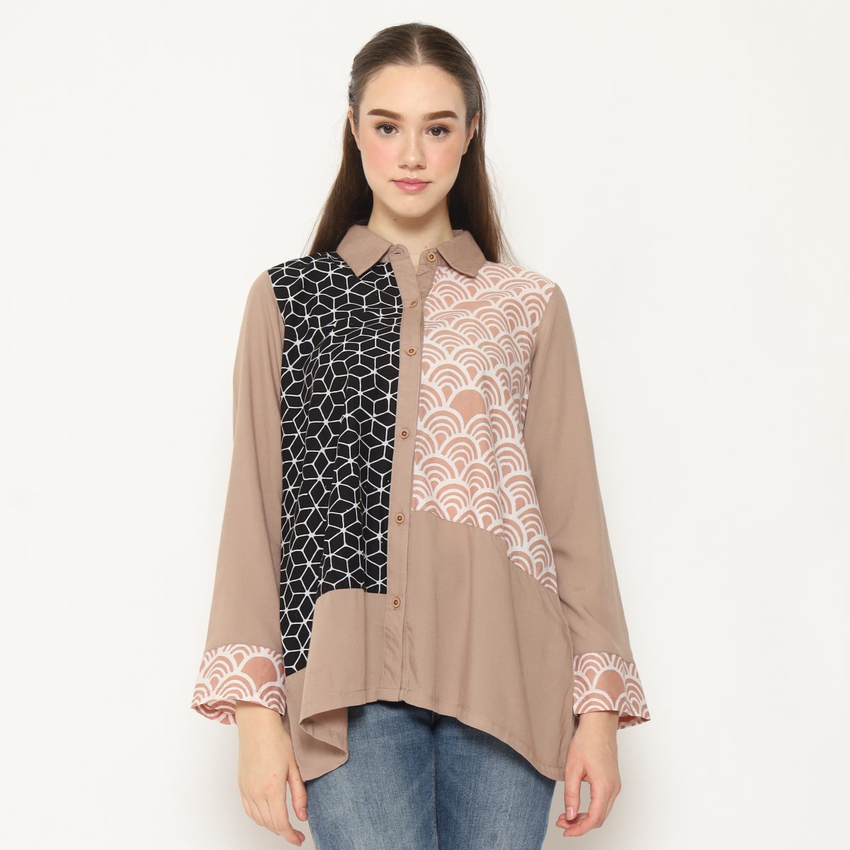 Raina Shirt Mocha - Image 5