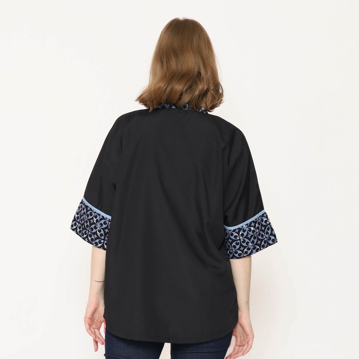 Divya Blazer Black Blue - Image 8