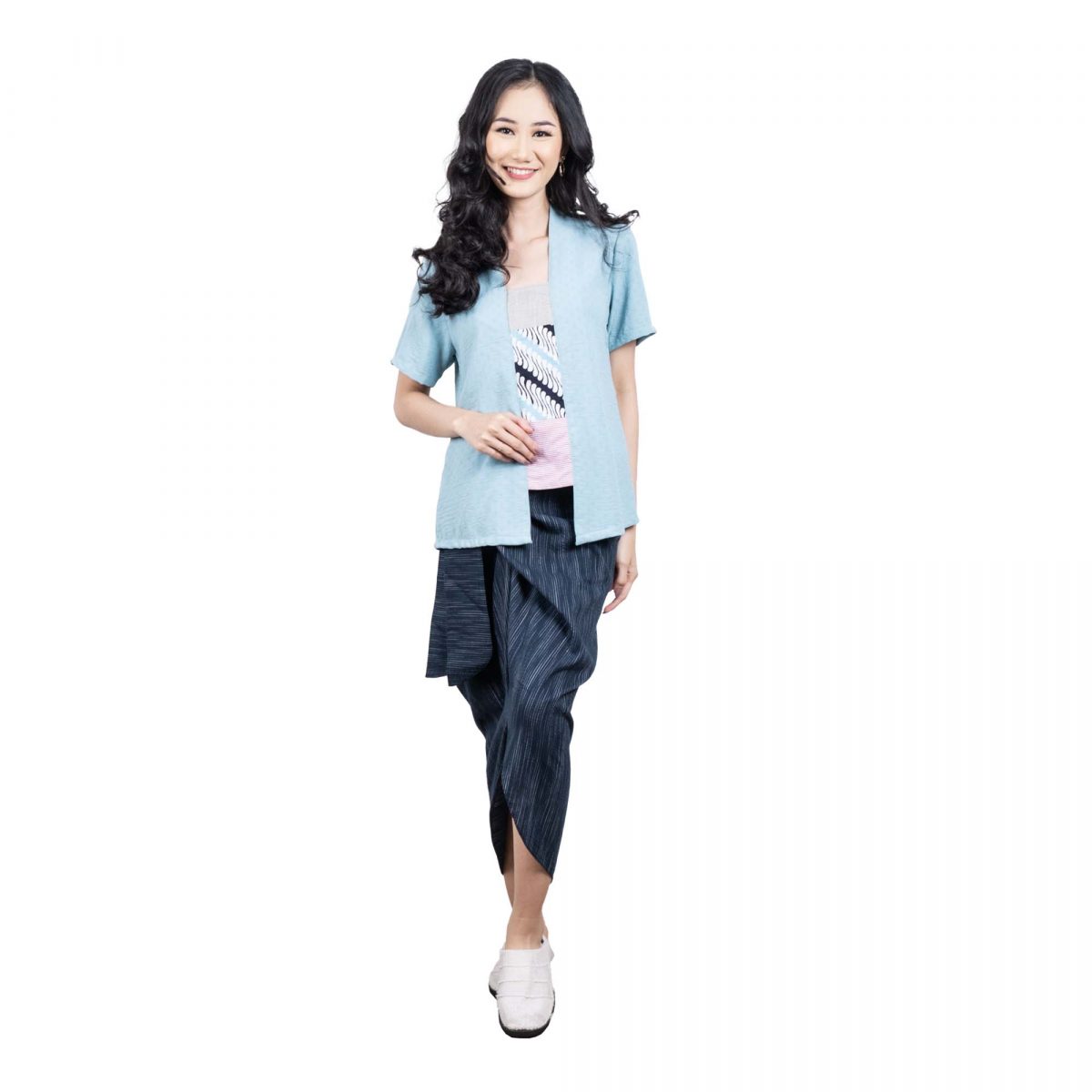 Amarie Blouse Blue - Image 6