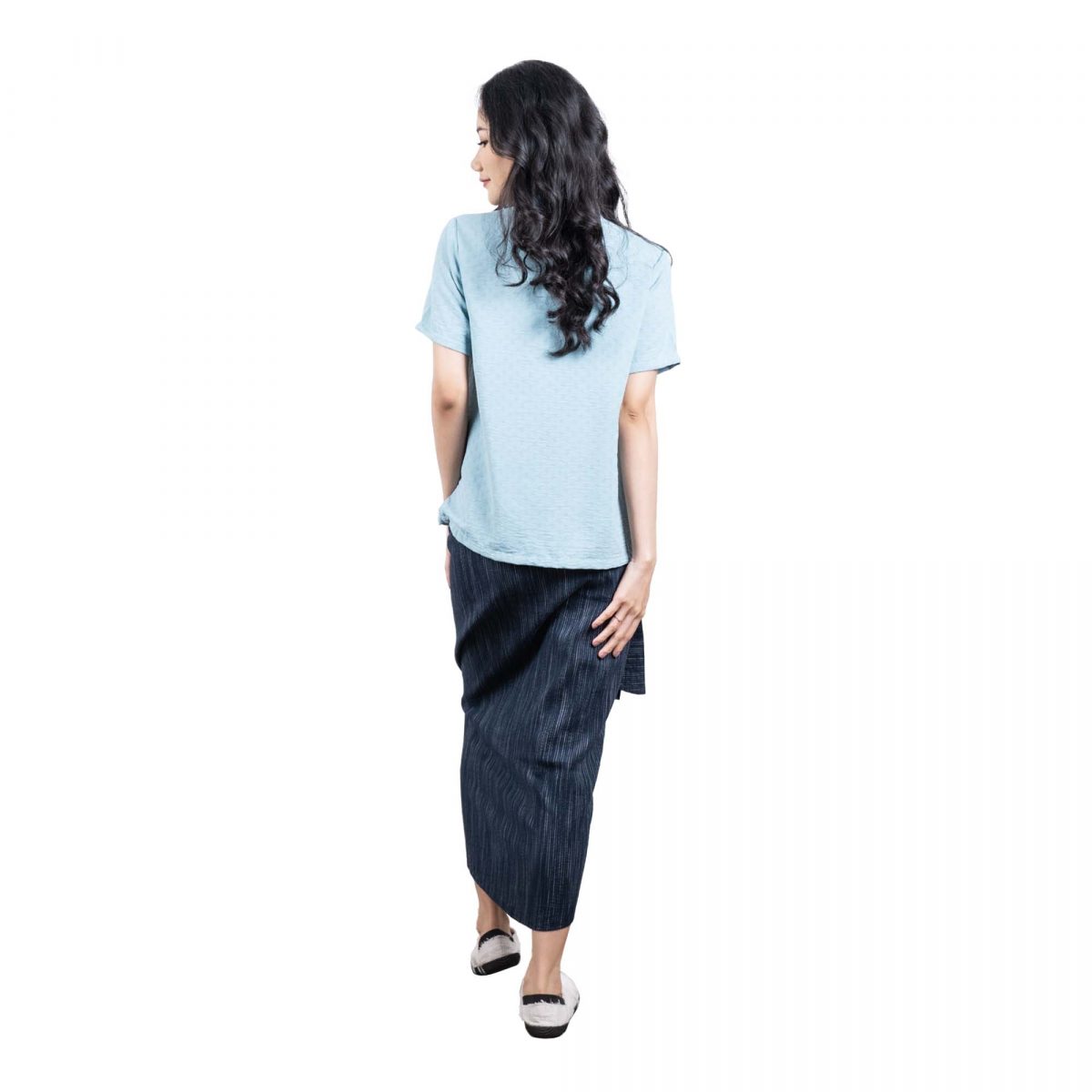 Amarie Blouse Blue - Image 5