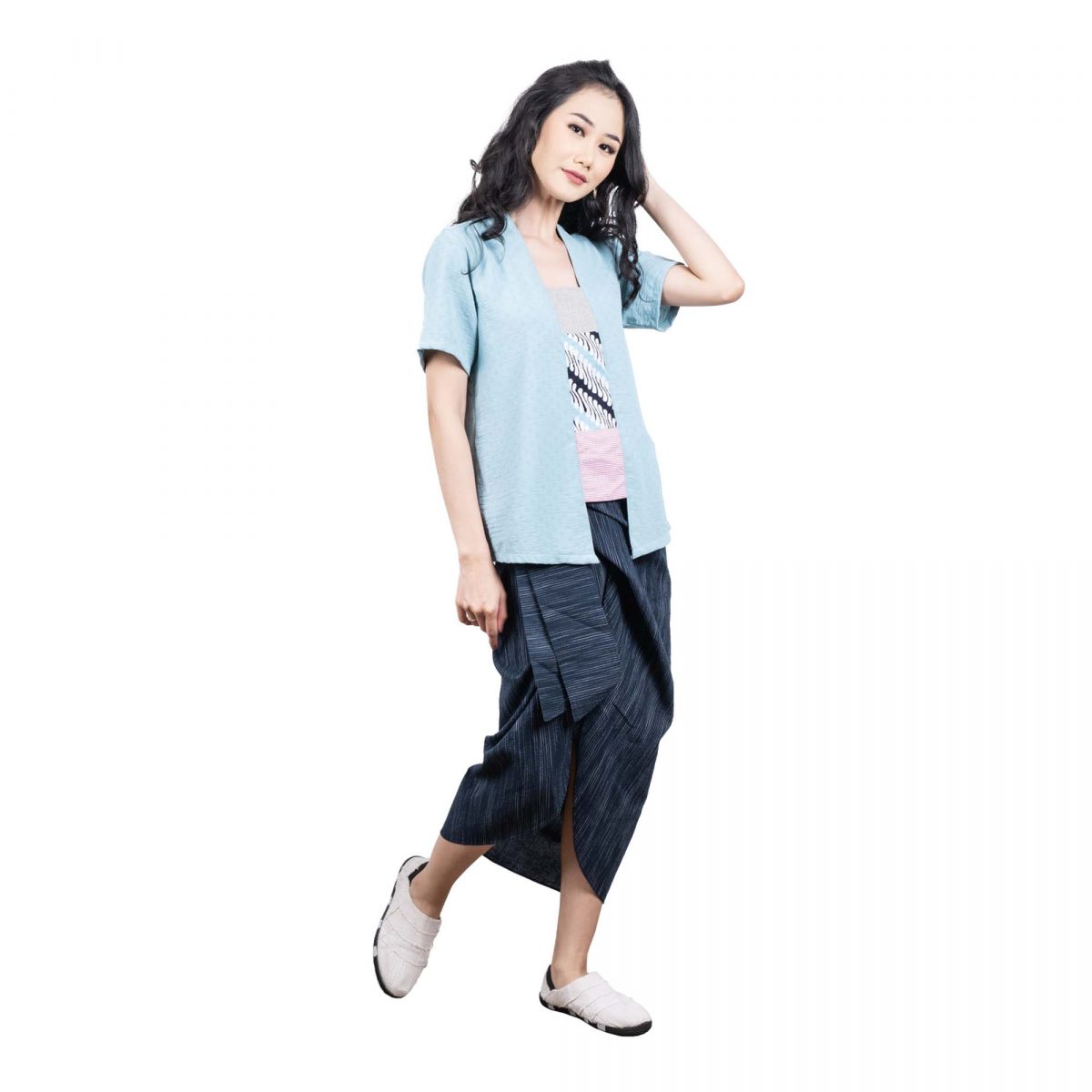 Amarie Blouse Blue - Image 3