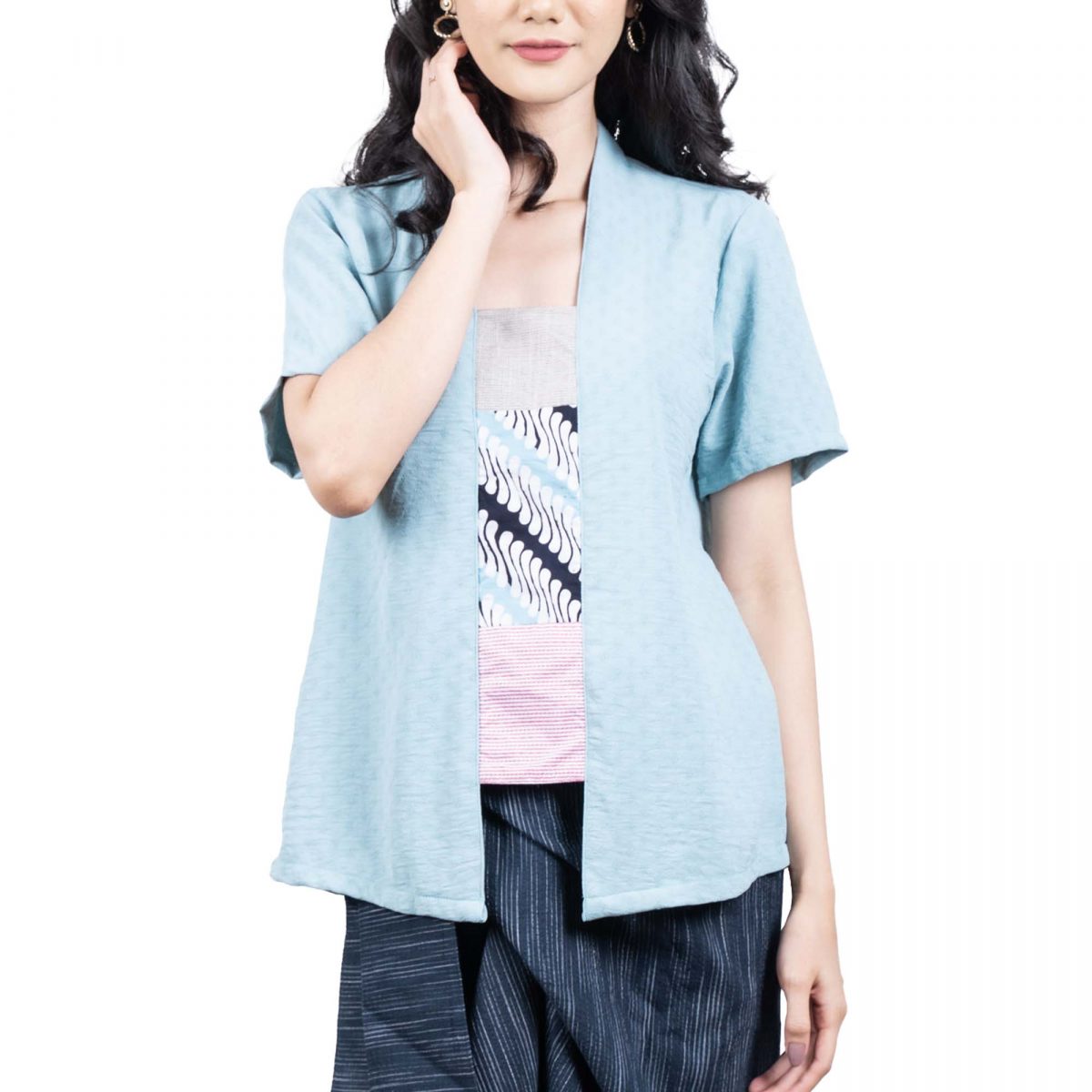 Amarie Blouse Blue - Image 2