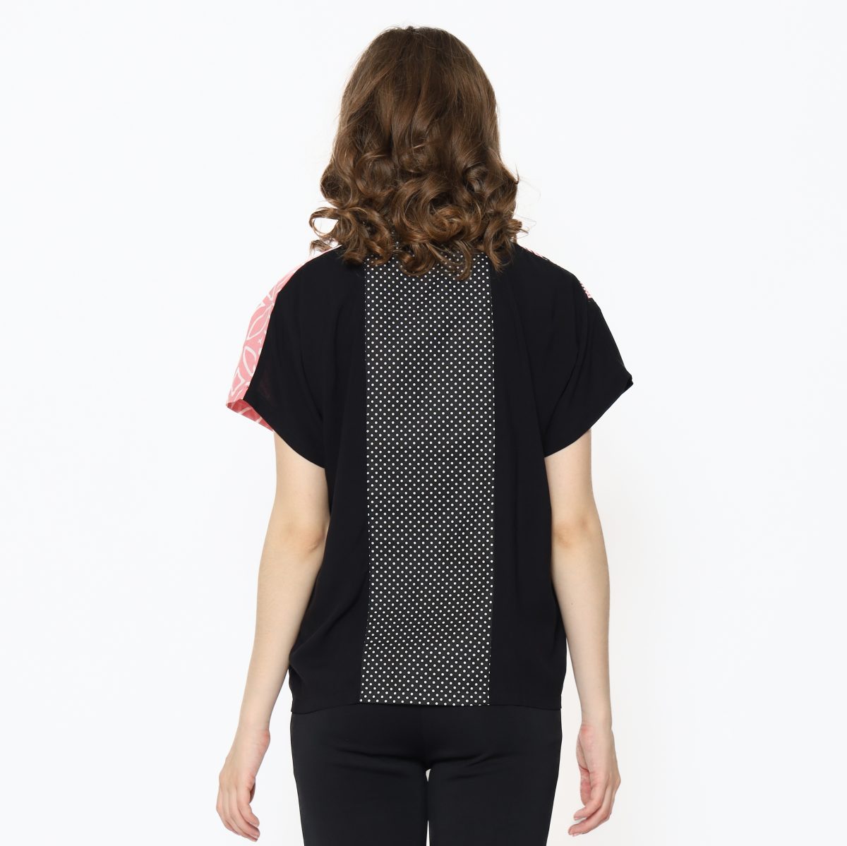 Fidelya Blouse Pink Black - Image 7