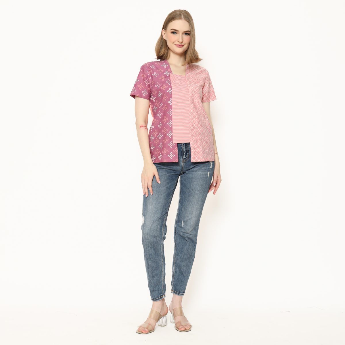 Sheisha Blouse Pink Purple - Image 8