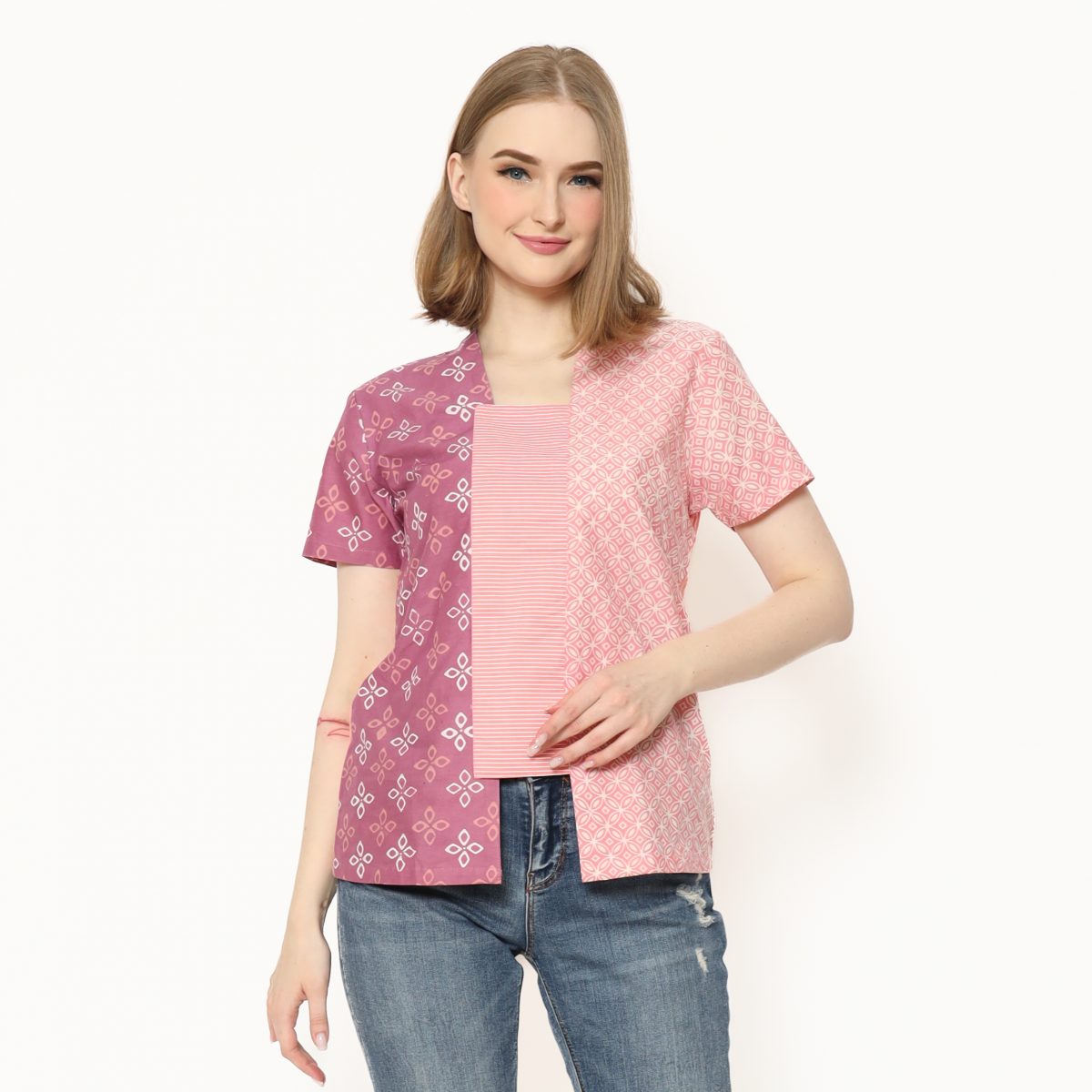 Sheisha Blouse Pink Purple