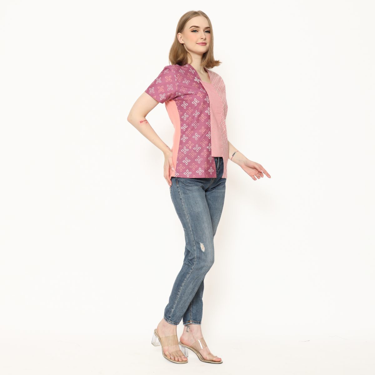 Sheisha Blouse Pink Purple - Image 5