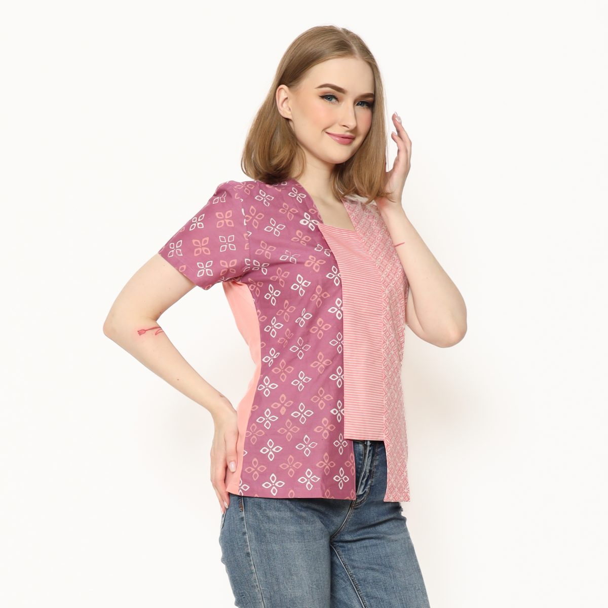 Sheisha Blouse Pink Purple - Image 4