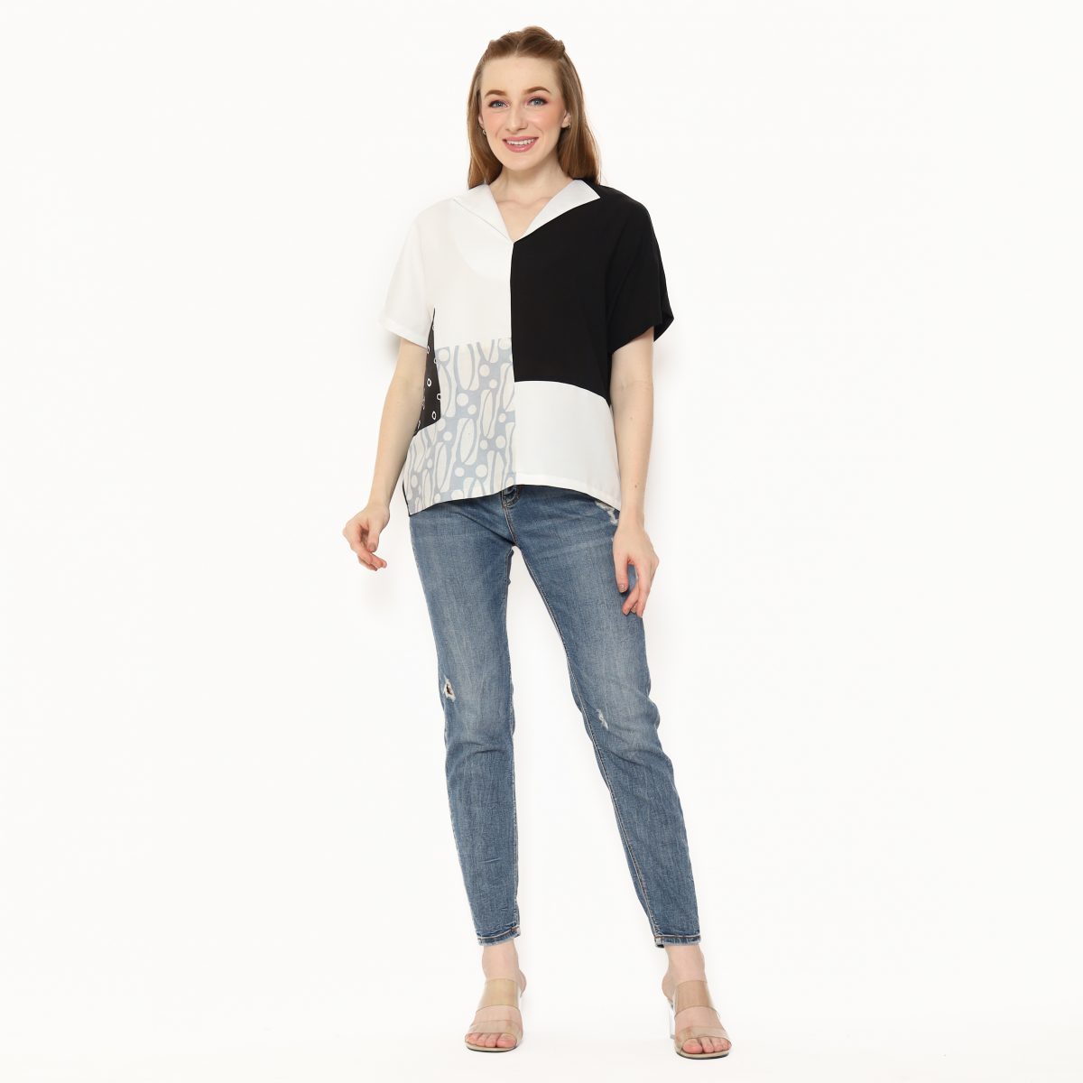 Lyla Blouse Parang Grey - Image 7