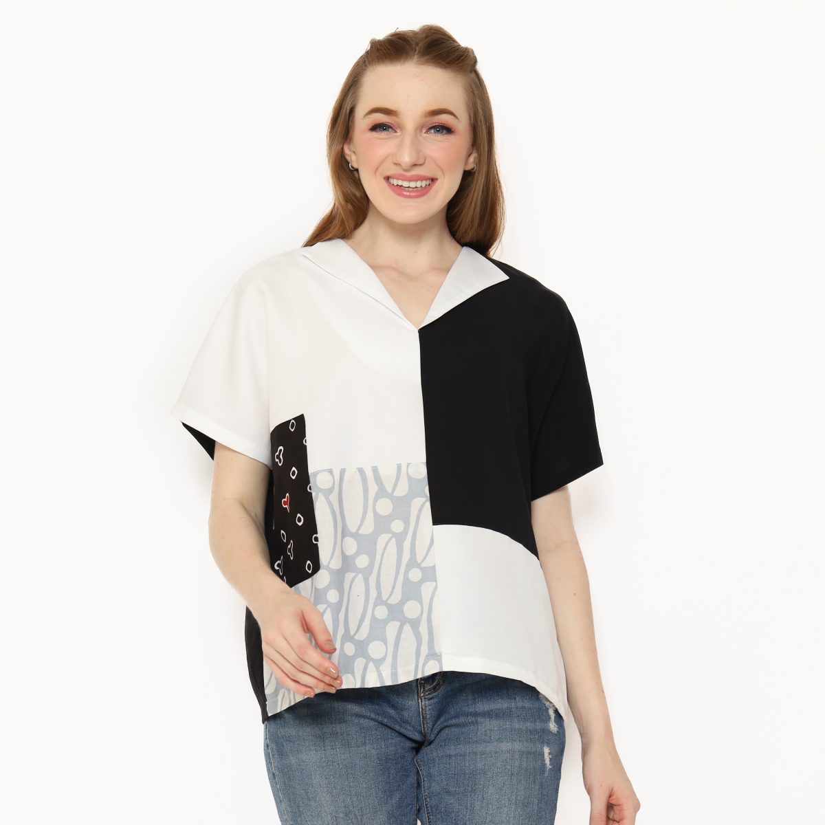 Lyla Blouse Parang Grey - Image 4