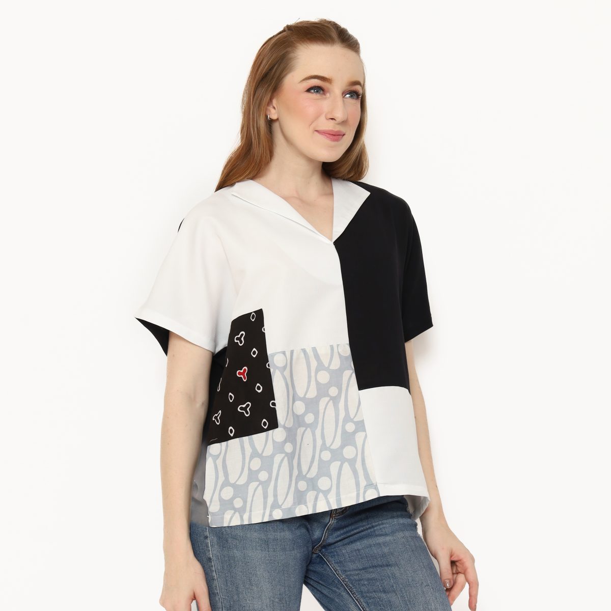 Lyla Blouse Parang Grey - Image 3