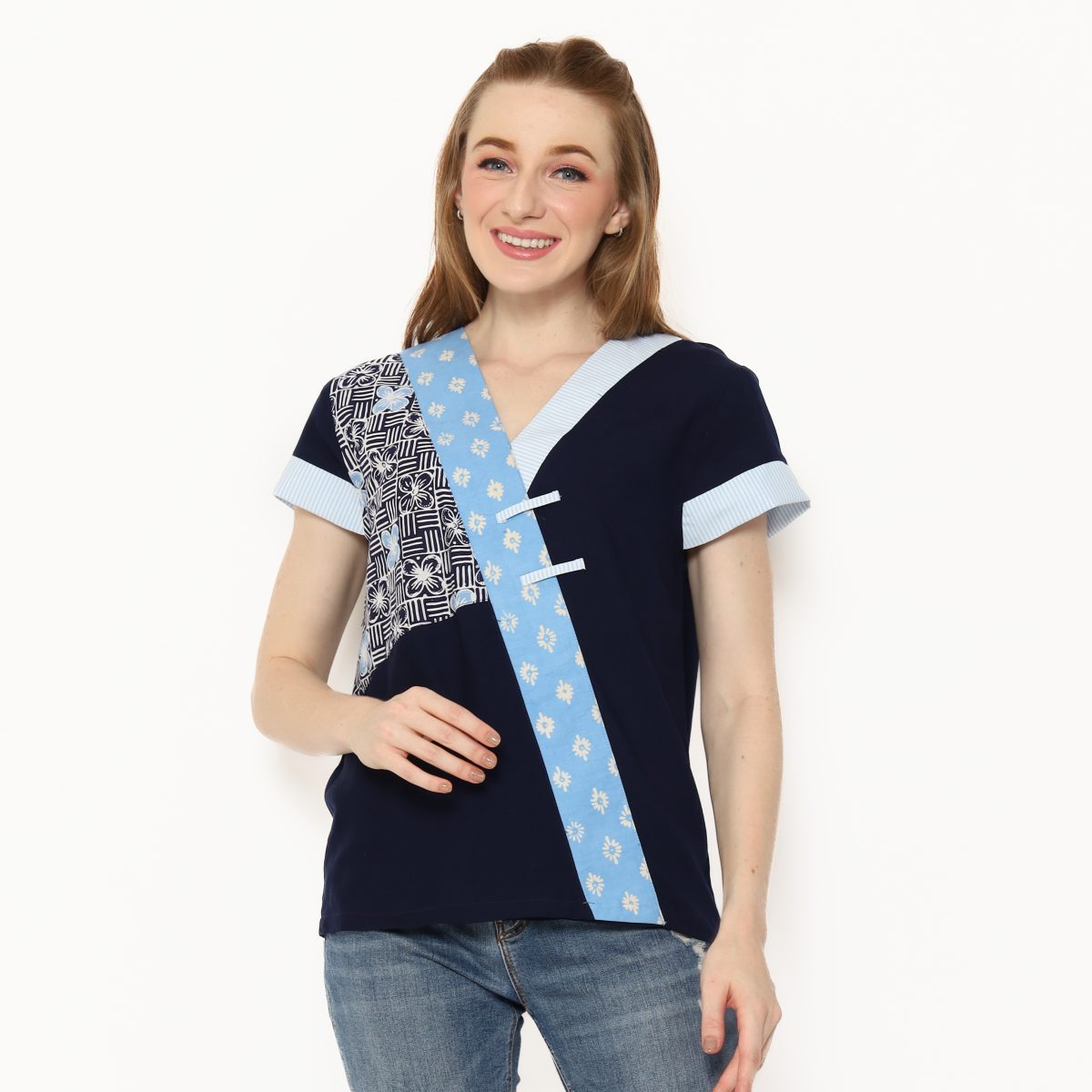 Melissa Blouse Navy