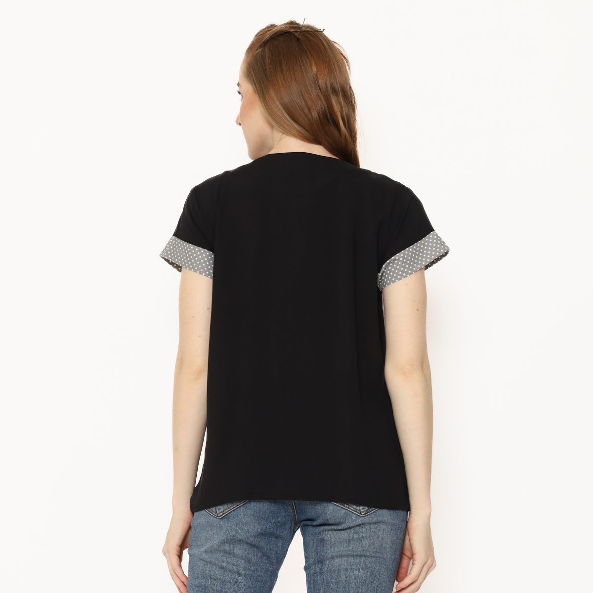 Melissa Blouse Black Pink - Image 5