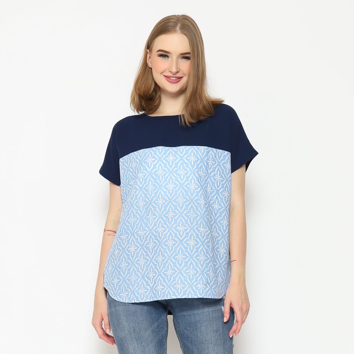 Forever Blouse Navy Blue