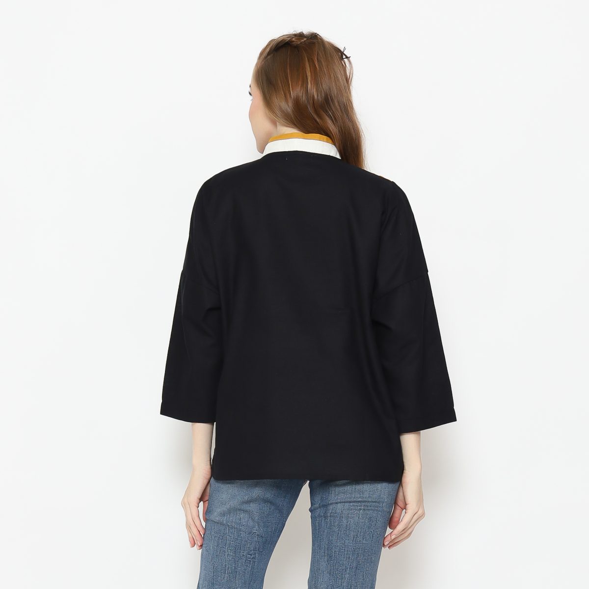 RR Blouse Black Mustard - Image 6