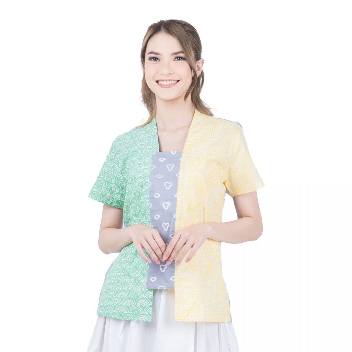 Sheisha Blouse Green Yellow