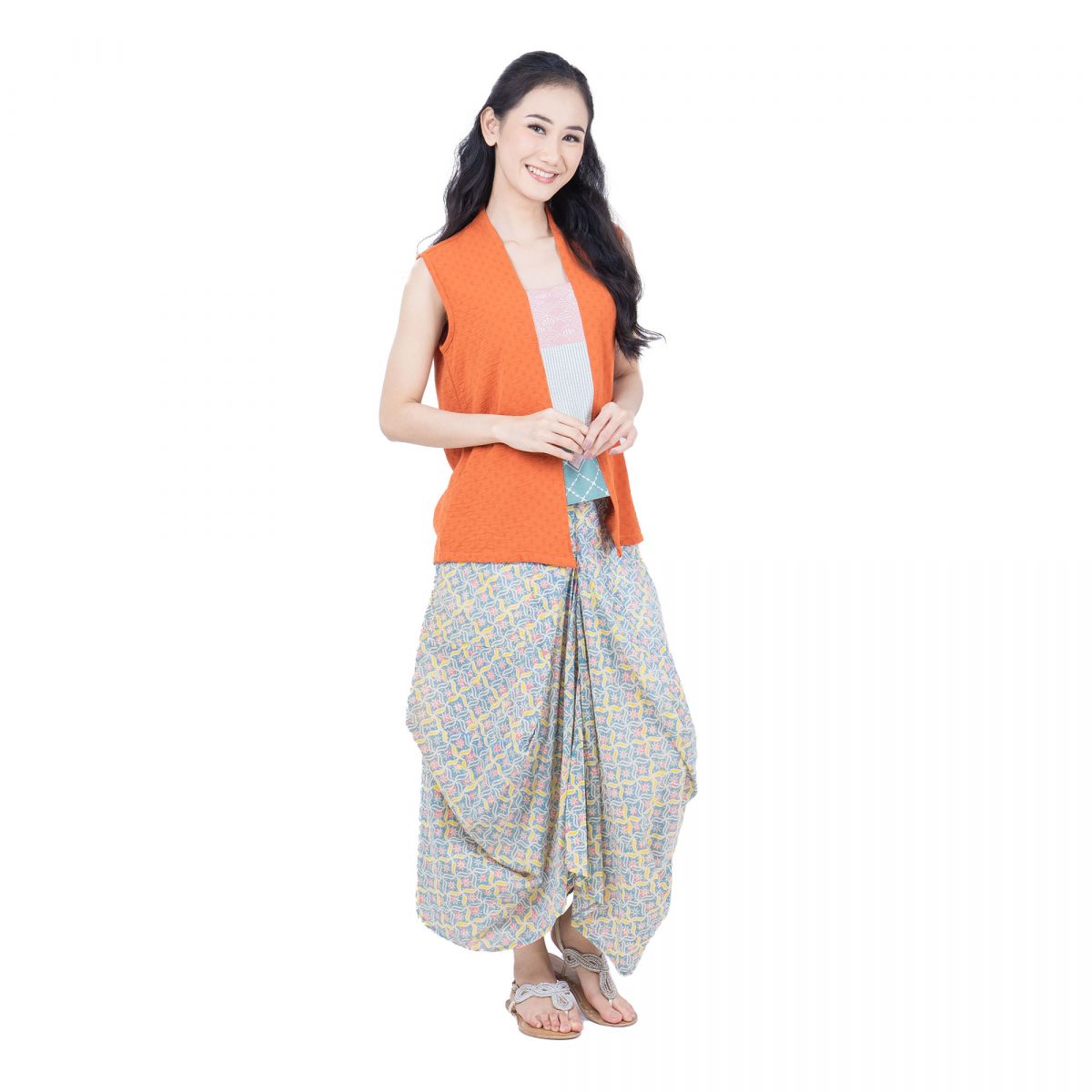 Amara Blouse Orange - Image 3