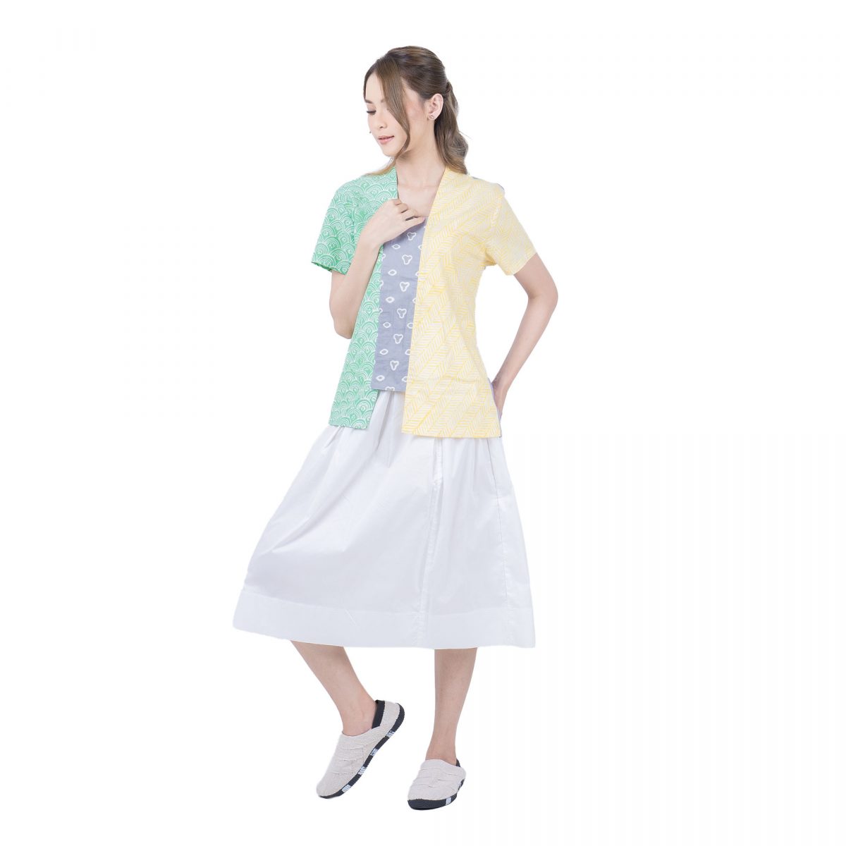 Sheisha Blouse Green Yellow - Image 4