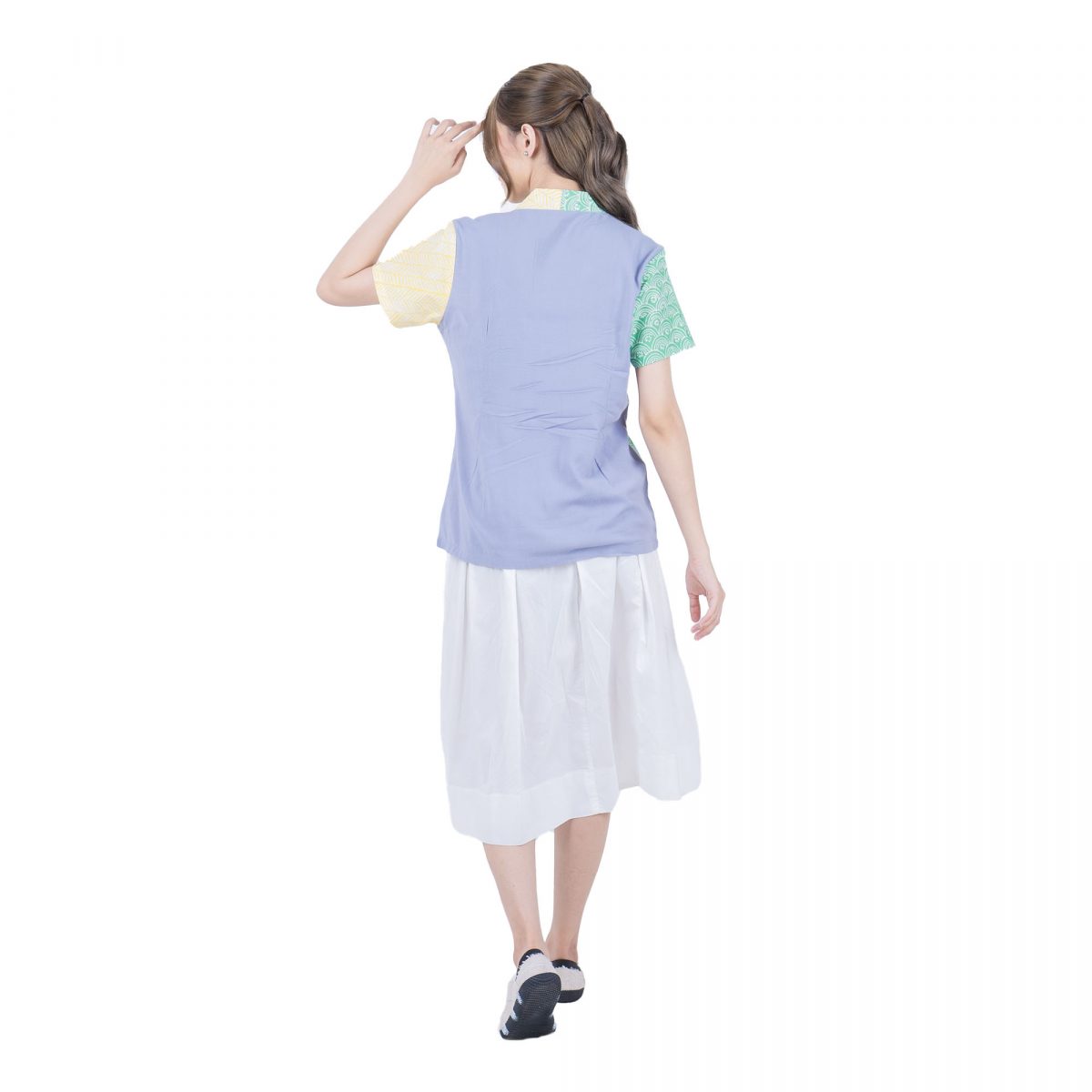 Sheisha Blouse Green Yellow - Image 5