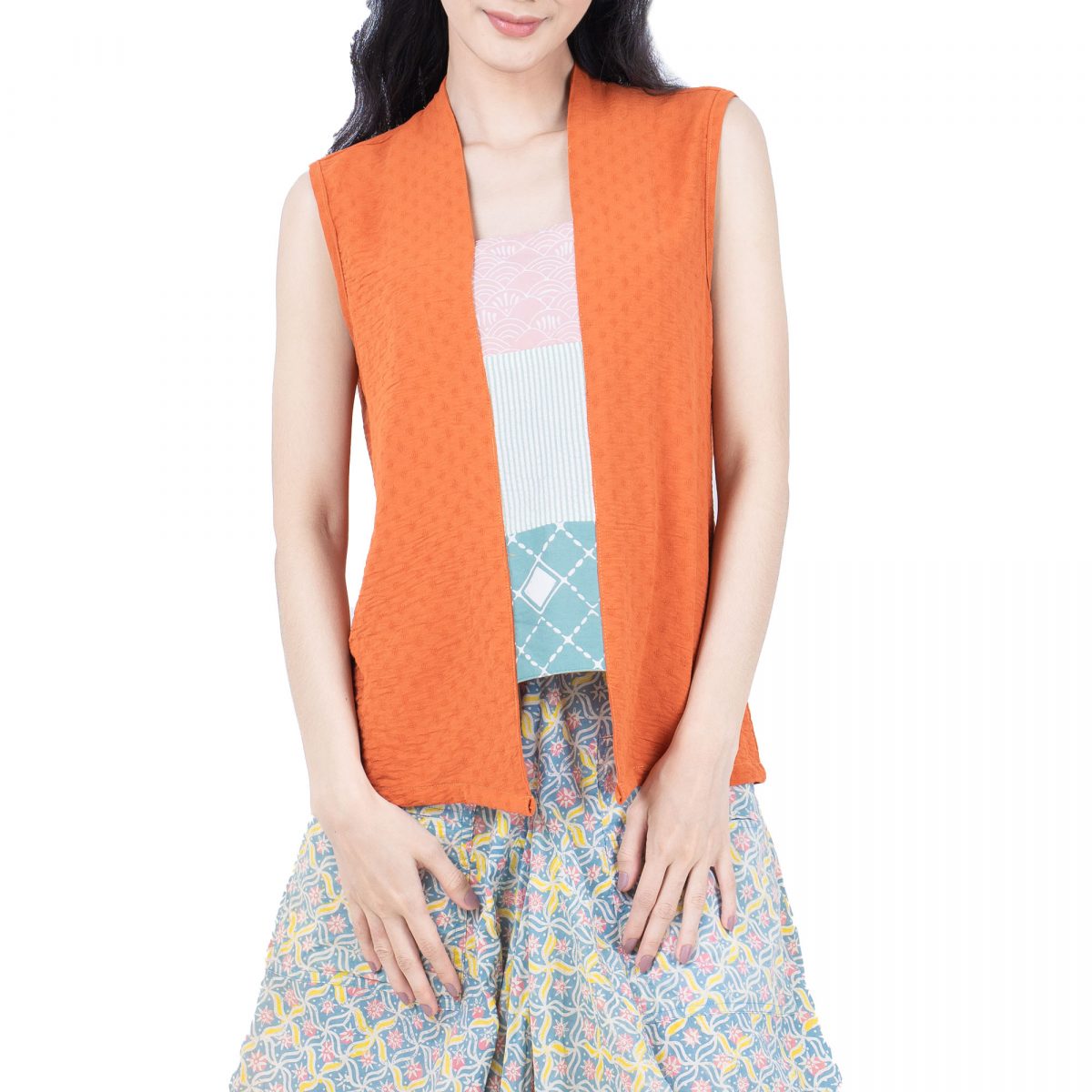 Amara Blouse Orange - Image 2
