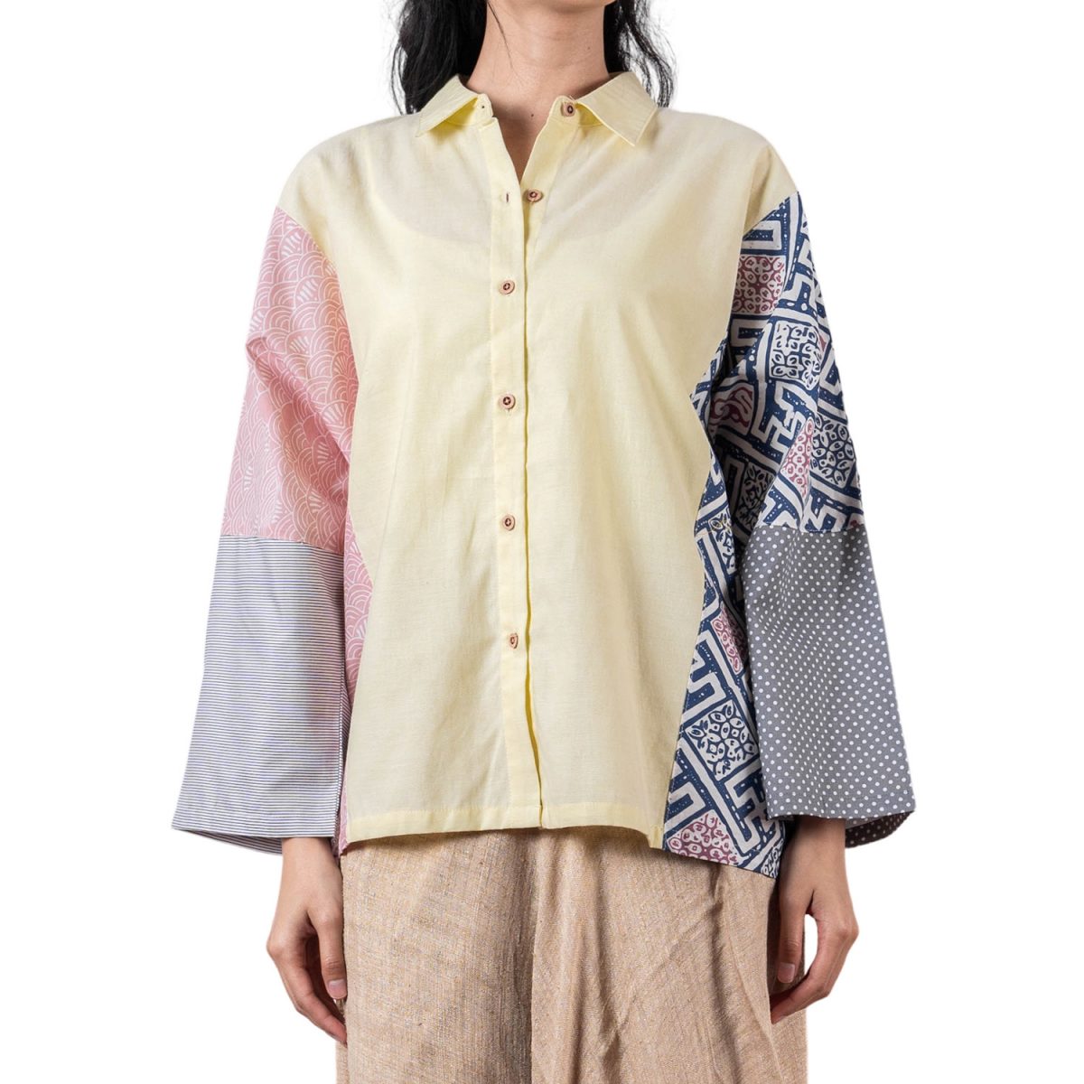 Caroline Shirt Yellow - Image 2