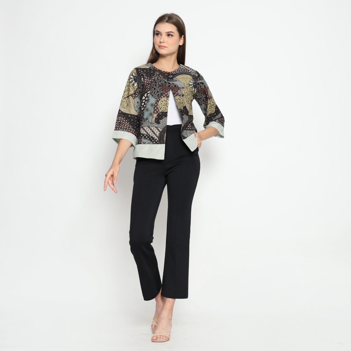 Jannah Blazer Black Green - Image 8