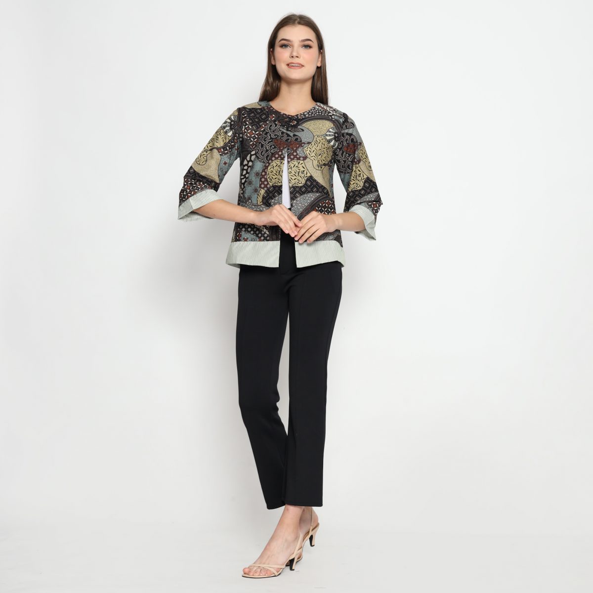 Jannah Blazer Black Green - Image 7