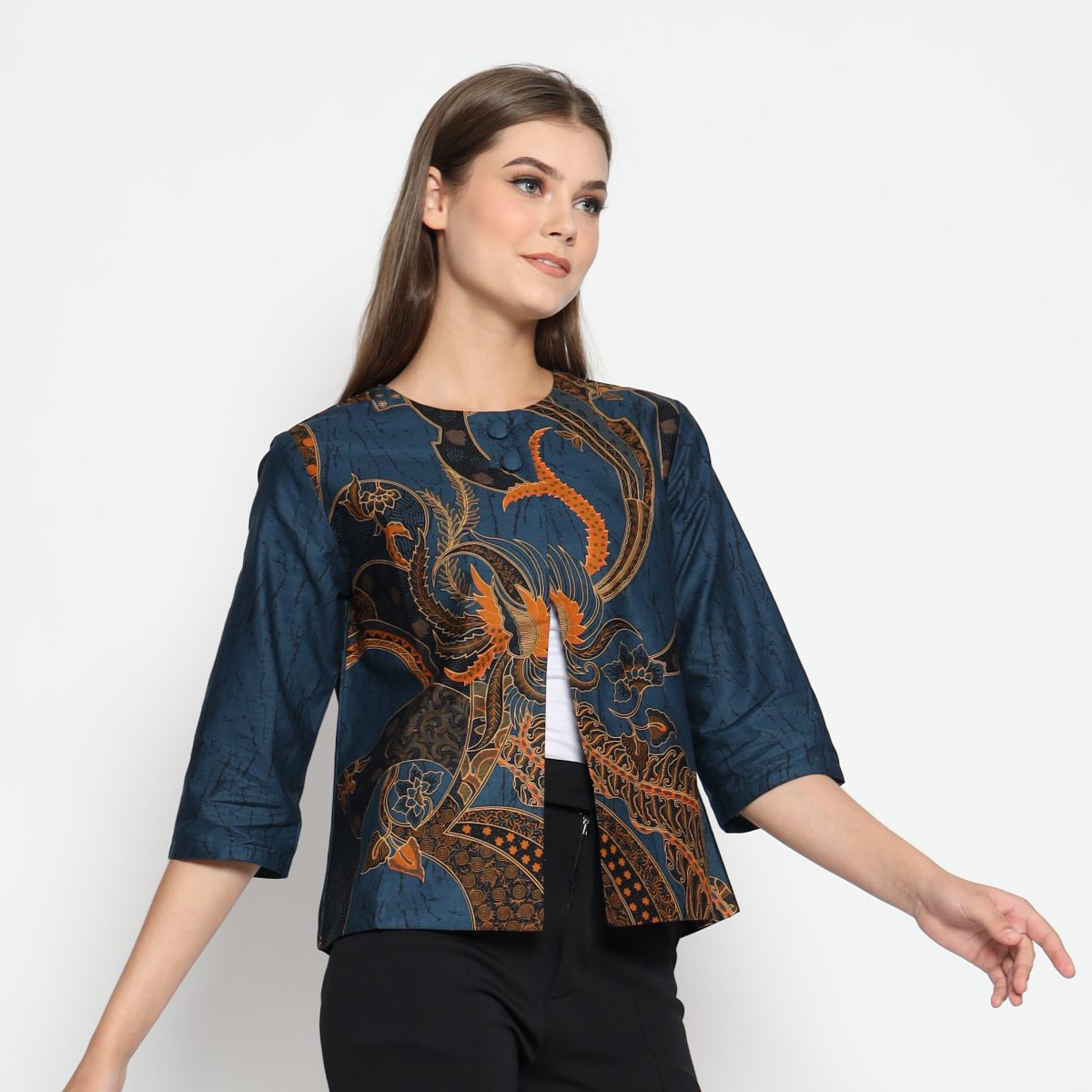 Tasya Blazer Deep Turquoise - Image 3