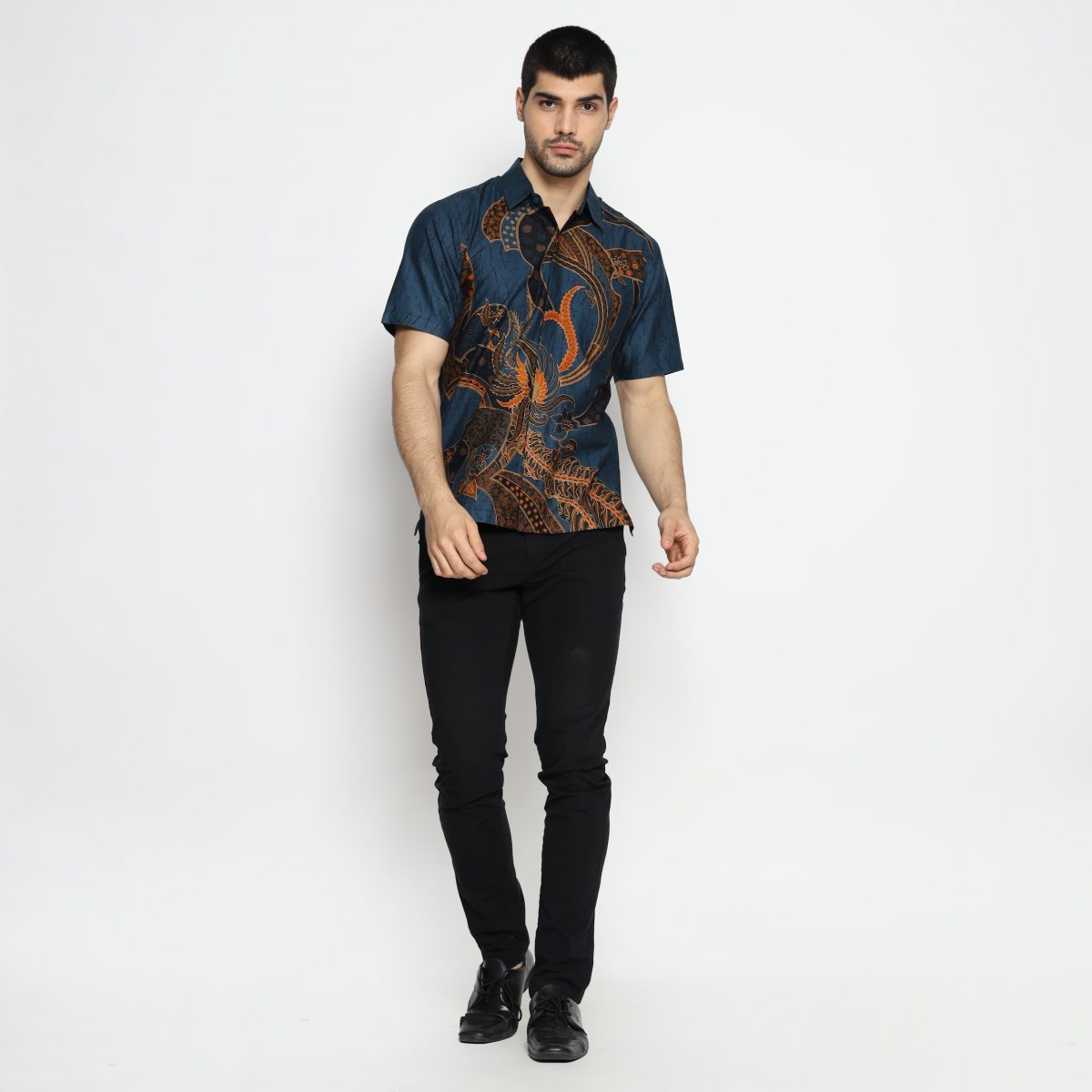 Trevor Shirt Deep Turquoise - Image 8