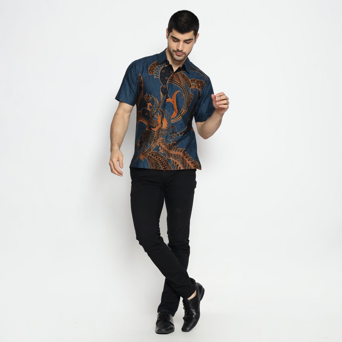 Trevor Shirt Deep Turquoise - Image 7