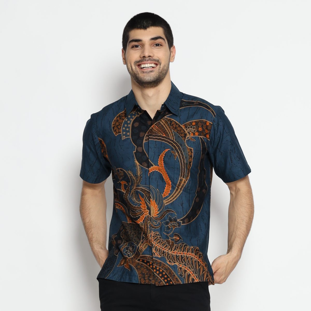 Trevor Shirt Deep Turquoise