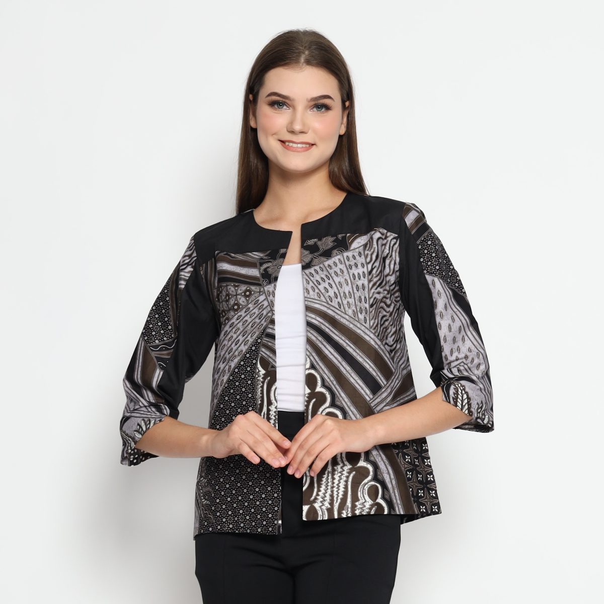 Arleta Blazer Purple Black