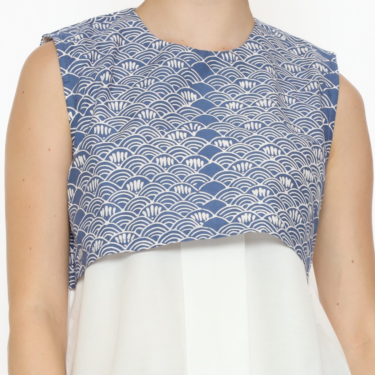 Bernadette Blouse Steel Blue - Image 2
