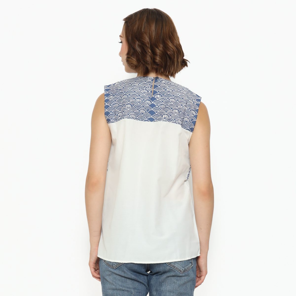 Bernadette Blouse Steel Blue - Image 7