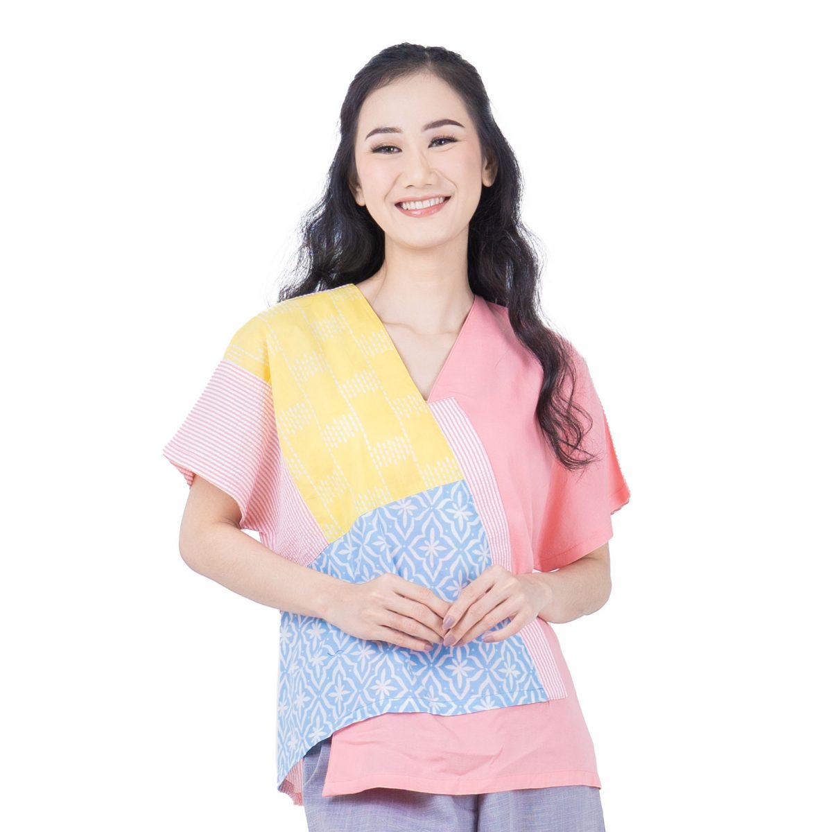 Belle Blouse Pink - Image 2