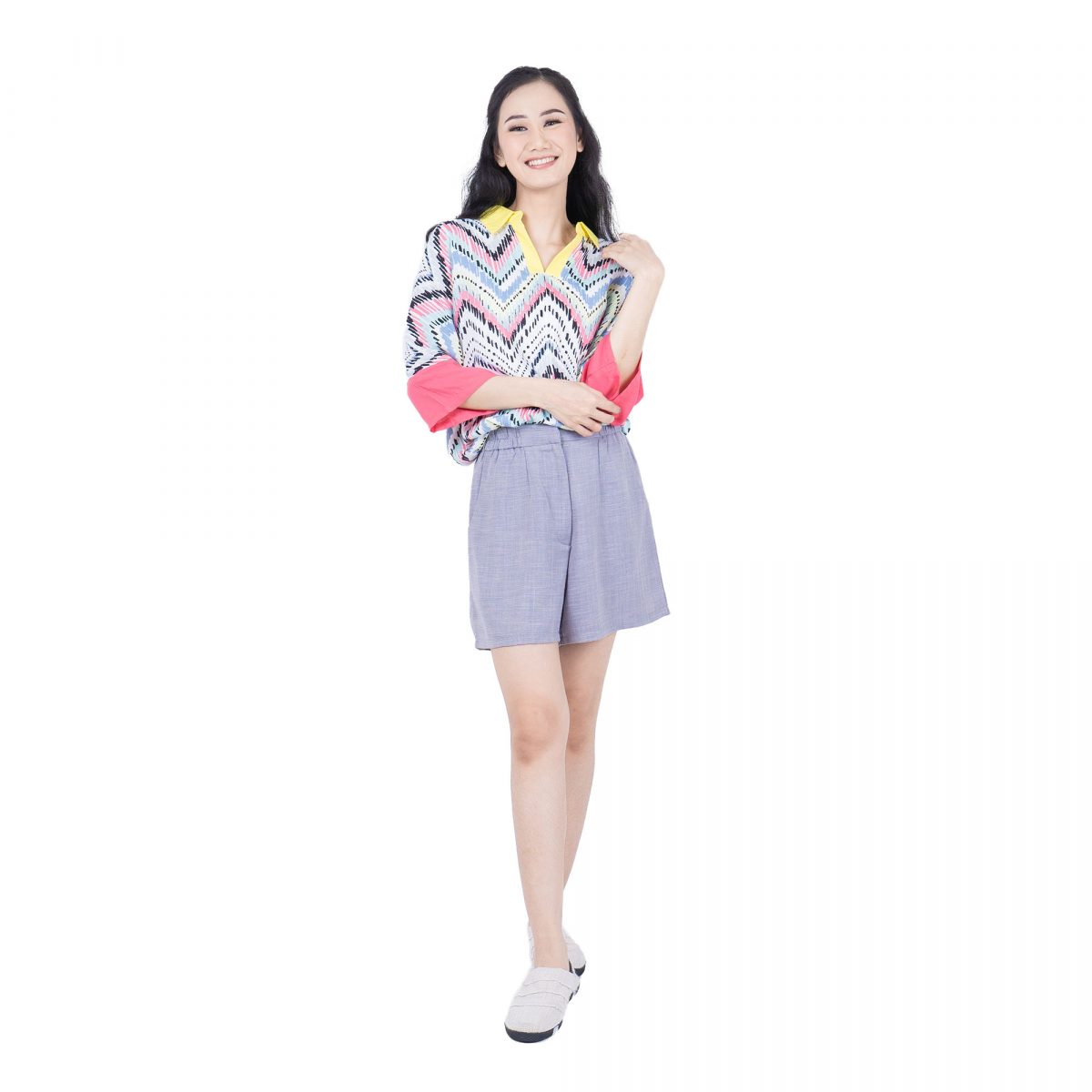Solstice Blouse Multicolor Cream - Image 6