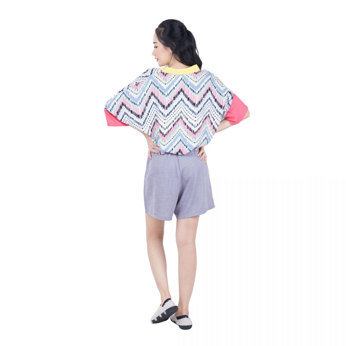 Solstice Blouse Multicolor Cream - Image 5