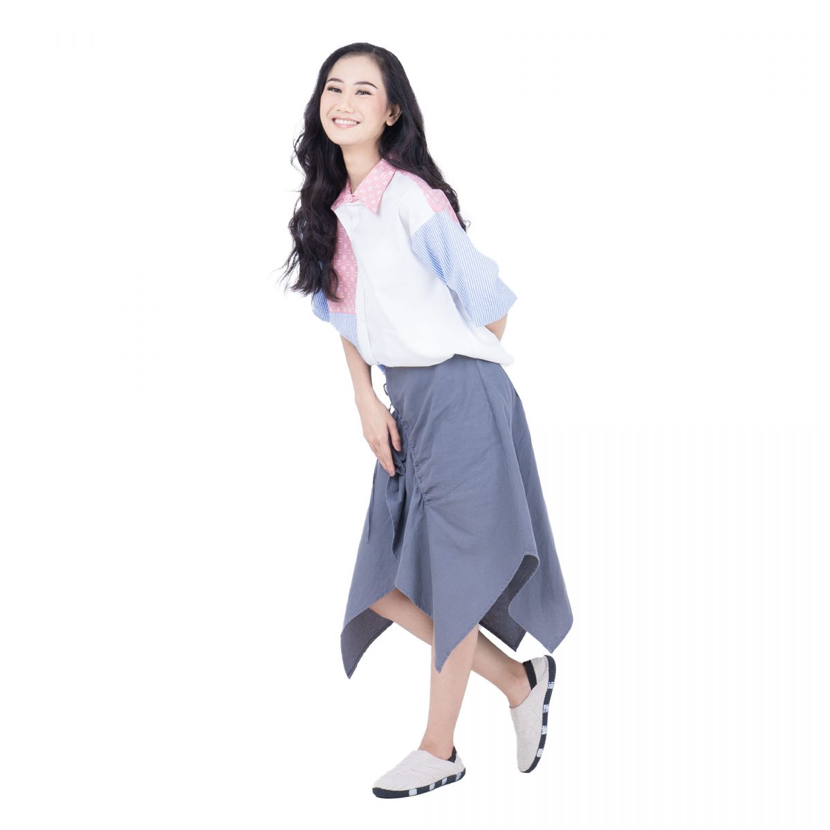 Levita Shirt Pink Blue - Image 4