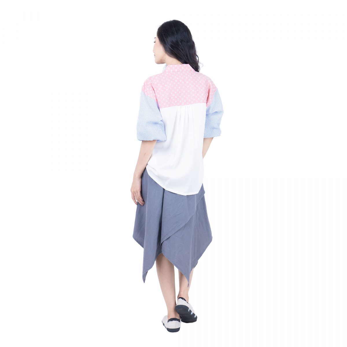 Levita Shirt Pink Blue - Image 5